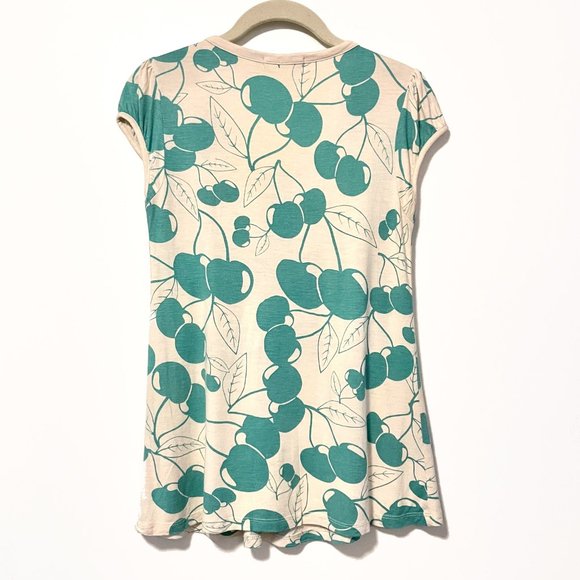 River Island Mint Cherry Tee - Size M - Picture 4 of 5